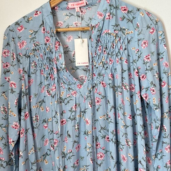 Renamed Dainty Floral Boho Tunic or Mini Dress Size Medium Country NEW NWT* H75 - Picture 6 of 16